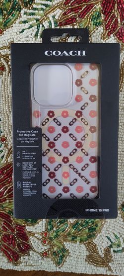 Coach iPhone 15 pro Case
