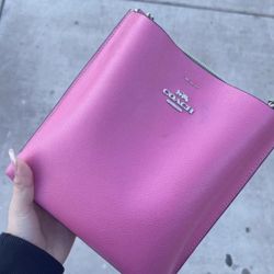 Pink coach bag