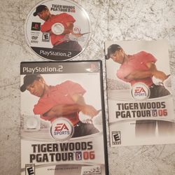 Playstation 2 Tiger Woods PGA TOUR 2006 Video Game