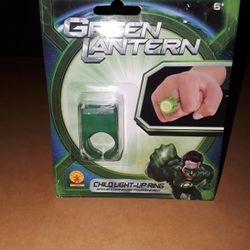 Green Latern Child Light-Up Ring