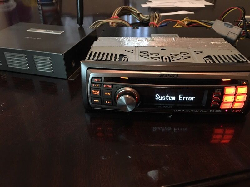 Alpine F1 Competition Headunit and Processor - DVI9990 and PXIH990