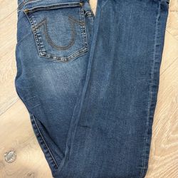 True religion straight leg jeans 30”