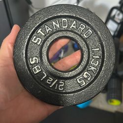 2.5 lb plates 2 inch