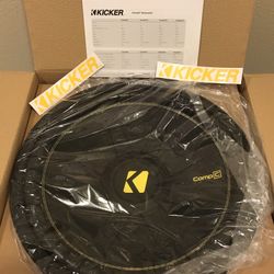 New 15” inch KICKER Comp C 1200 Watts Max Car Audio Bass Subwoofer 🔊 🤑