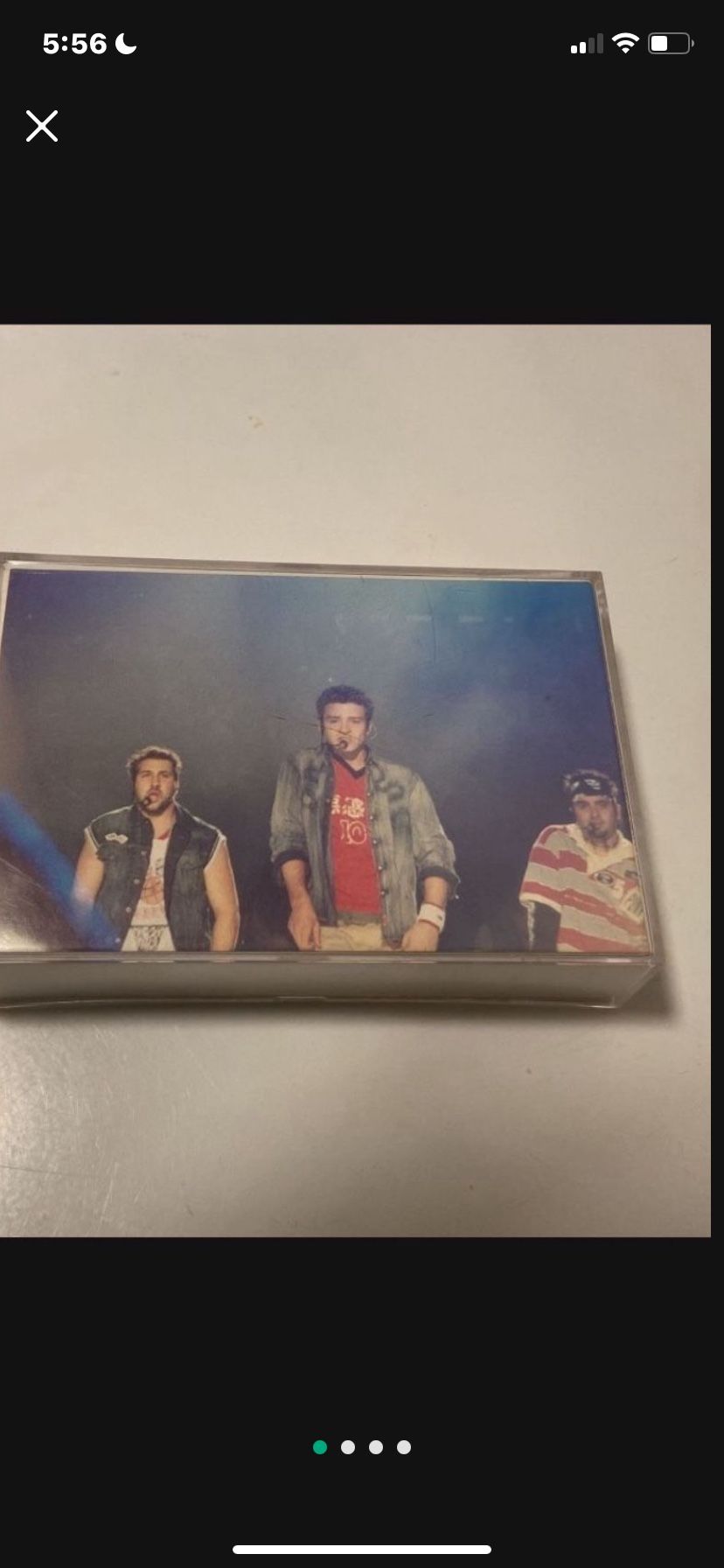 Vintage *NSYNC Justin Timberlake Framed Concert Photograph