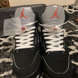 Jordan 5 Black Metallic (Wr3ps)