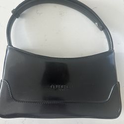 GUCCI VINTAGE  Leather Shoulder Bag