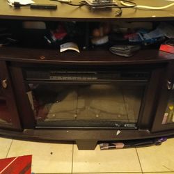 Fireplace TV Stand 