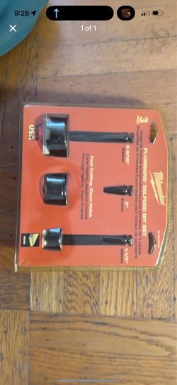 Milwaukee 3 Piece Plumbers' Selfeed Bit Set