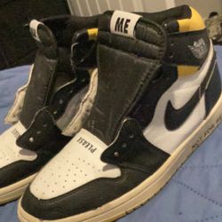Used Not For Resale Yellow Jordan 1s