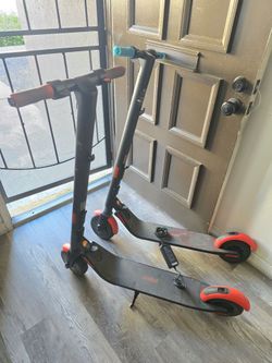 FOR SALE $80 *(FOR BOTH)*
I HAVE 2 ELECTRIC NINEBOT SCOOTER, *(WITH ONLY 1 CHARGER)* USED CONDITION 7/10