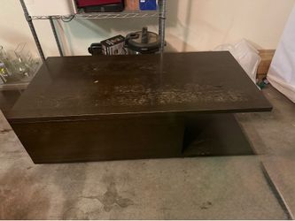 Coffee table with storage