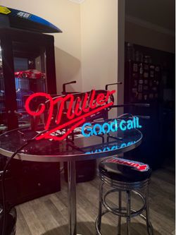 Neon Miller beer Sign