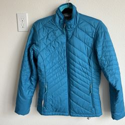 Icebreaker Merino Quilted Jacket S Turquoise Blue Insulated Thermal