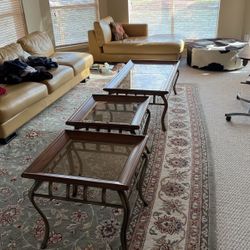 Expensive Glass Coffee Tables and End Tables