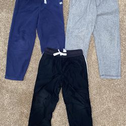 Boys Fleece Pants (3), Size 5t