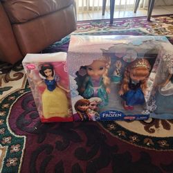 Disney Princess Dolls Frozen Snow White Cinderella