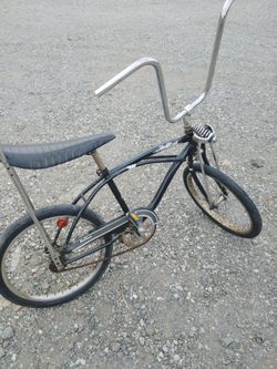 Vintage Black Banana Seat Bicycle