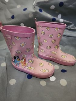 Bluey rain boots 9-10