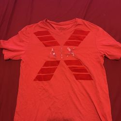 armani exchange red shirt