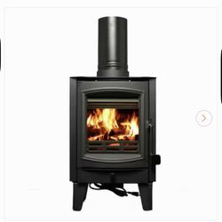 US Stove 750 sq. ft. Tiny Wood Stove, 75% EFF