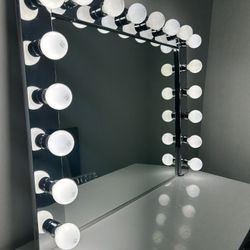 Dimmable LED Vanity Mirror – Hollywood Style 44.5” x 36”
