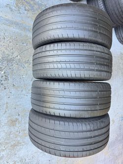 Set Of Four 275/45/21 Goodyear Eagle F1 With 70-80% Left Excellent Price All Four 