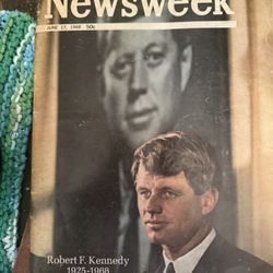 New Week Magazine, June 17, 1968 John F. Kennedy