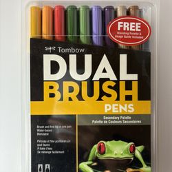 Tombow Dual Brush 10-Pen Set - Secondary Colors