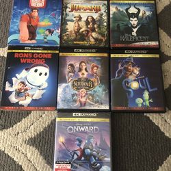7 Kids 4K Ultra HD BLU-RAY’s