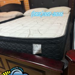 Royal Touch Queen Pillowtop Mattress And Box Sale 