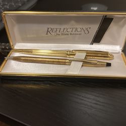 Pen By Things Remembered REFLECTIONS: GoldFinish Pen Monogram  “DERRICK”