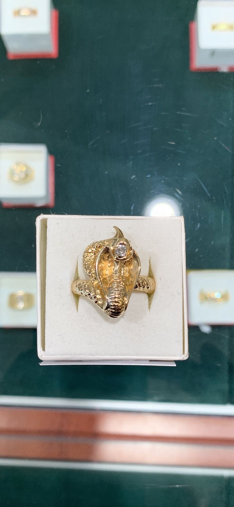 14k Cobra Ring