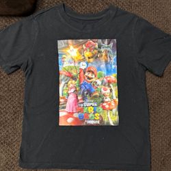 Super Mario Bros movie graphic T size S