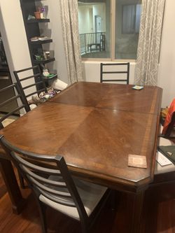 Dark Wood Dining Room table