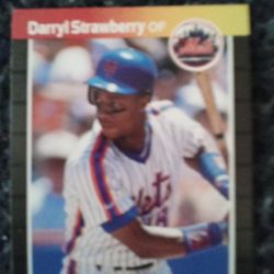 89 Donruss Darryl Strawberry Error Card