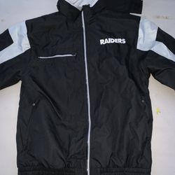 Boys Raiders windbreaker jacket with attached hood.Large 14/16