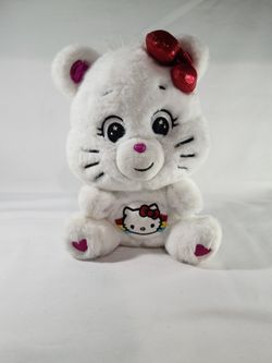 Sanrio x Care Bears Hello Kitty Loves Cheer Bear 10-inch