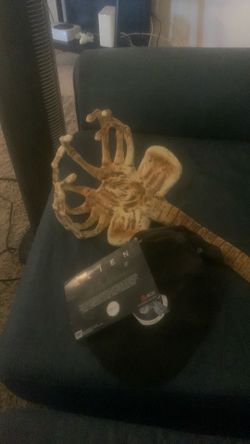 Aiden's face-hugger replica