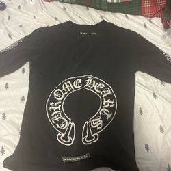 Chrome Hearts Black Long Sleeve T-Shirt