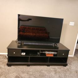 TV Stand With Drawers and Cubbies