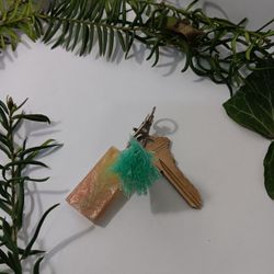 Figurine Keychain With Tassel For Charms For Keychain, Handbags And Backpacks 