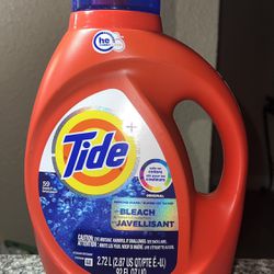 Tide With Bleach Detergent 92oz 