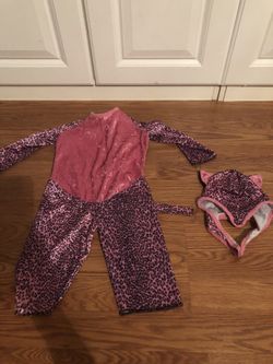 Pink leopard Halloween costume size 6