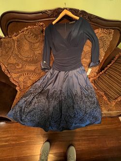 Navy Blue Jessica Howard Cocktail Dress Size 6