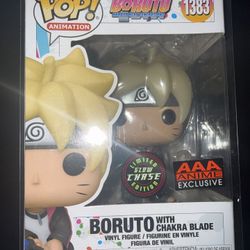 Funko Pop! Animation Boruto Chakra Blade Glow Chase AAA Anime Exclusive #1383