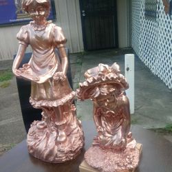 Awesome designers Set Of Yard statues high quality Decor
