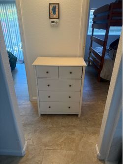 White dresser