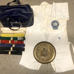Tae Kwon Do Instructors Dobuk / Belts / Champion Plaque /Tournament Bag