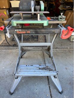Be Ma Co Rapid Shear Sharpener Beaver Mfg Co, Table top model, comes with Black & Decker Workmate stand. Quantity (1) $45